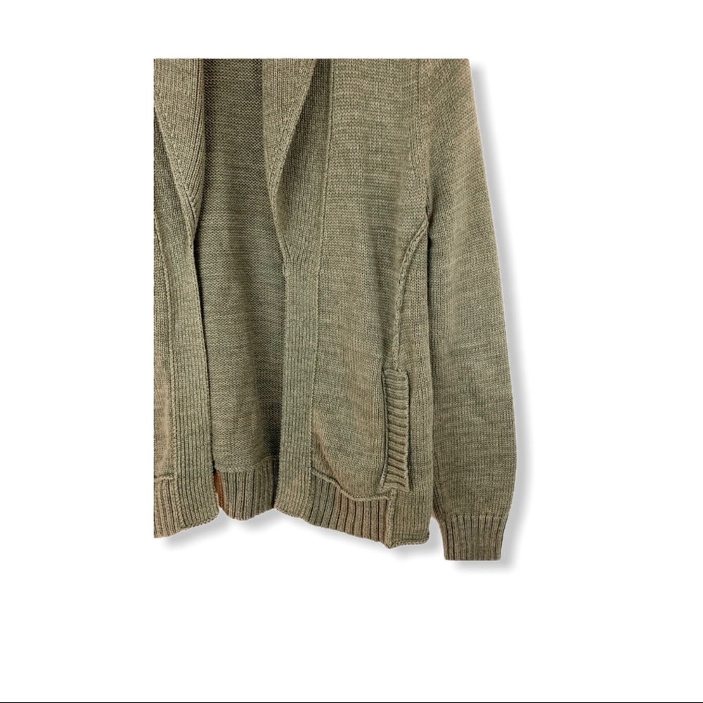 Lauren Ralph Lauren Shawl Collar Boyfriend Grandfather Sweater Cardigan … - Picture 2 of 3